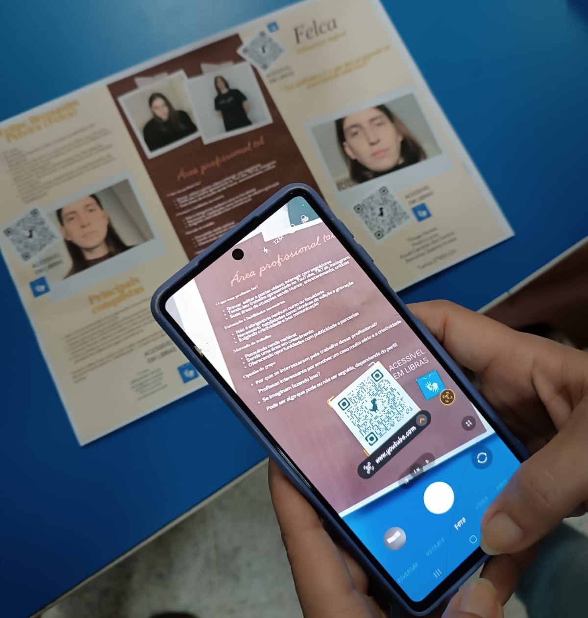 School in Vila Velha develops accessible folder in Libras with students