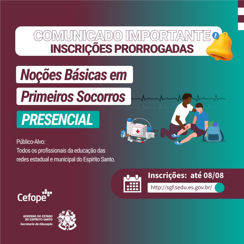 Primeiros socorros: confira tudo que precisa saber!