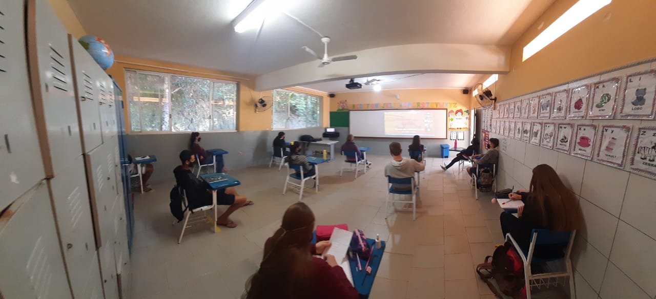 Alunos de Laranja da Terra participam de palestra sobre empreendedorismo