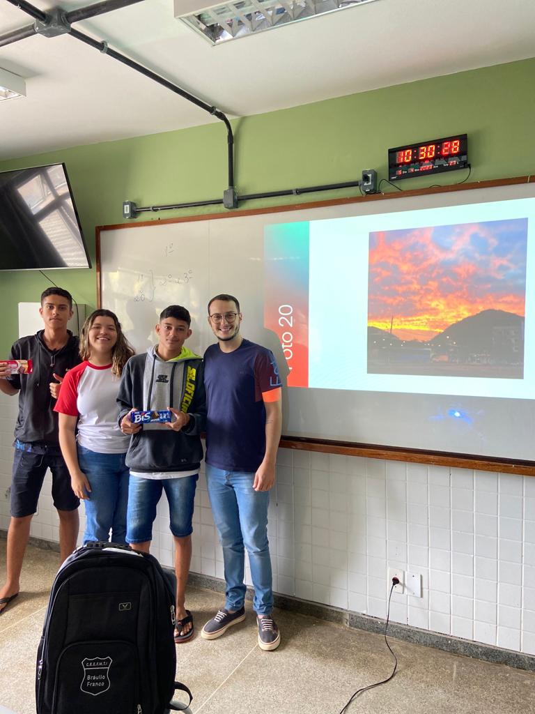 Alunos que ficaram em 2º e 3º Lugar