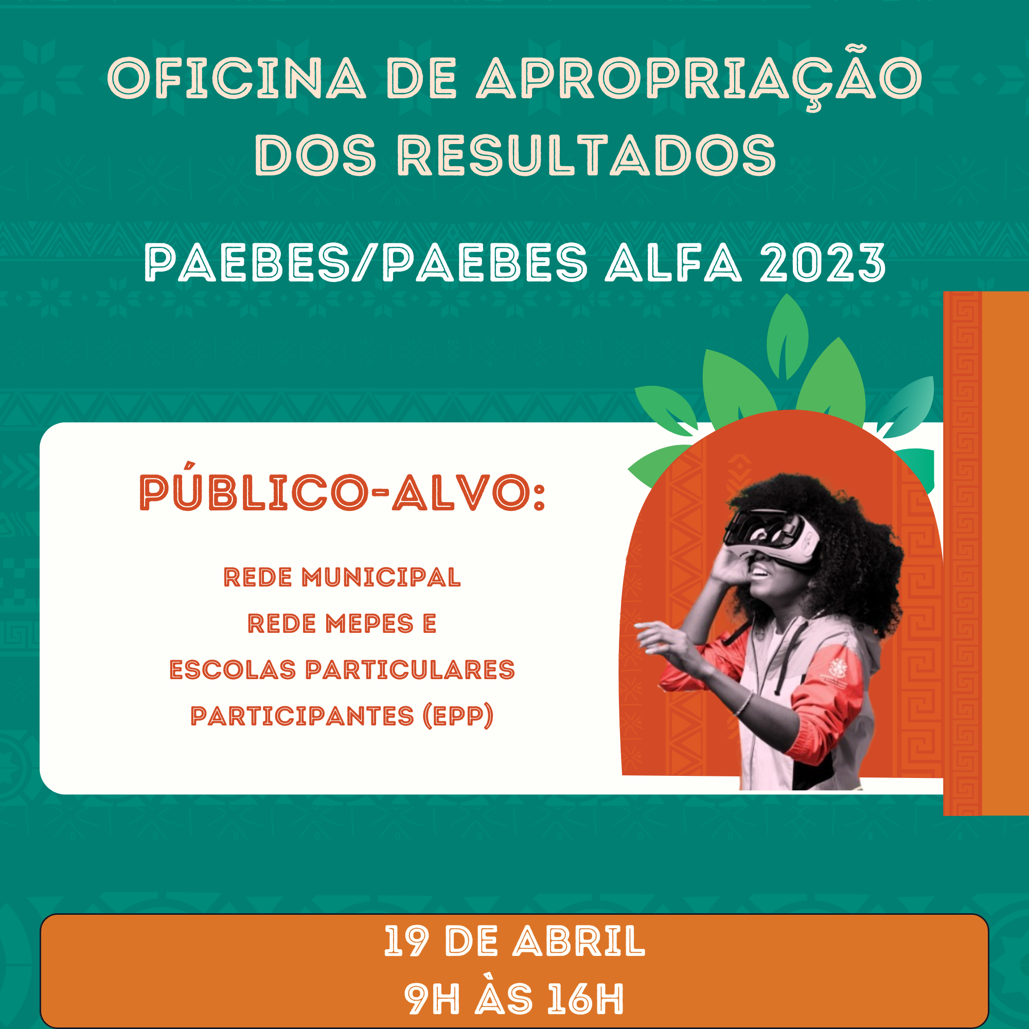 Oficina de Apropriação de Resultados Paebes 2023