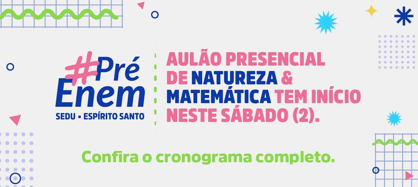 PRÉ-ENEM - AULÃO NAT+MAT_banner