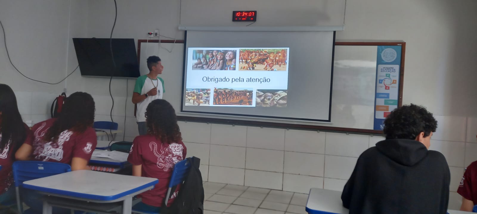 Workshop Povos indiginas Escola Estadual antonio carneiro Guaçui