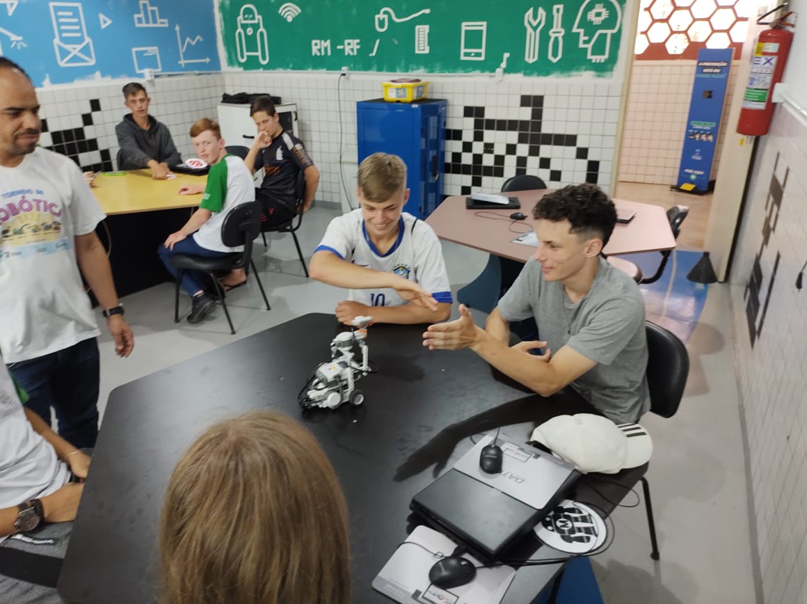 aula sobre robótica