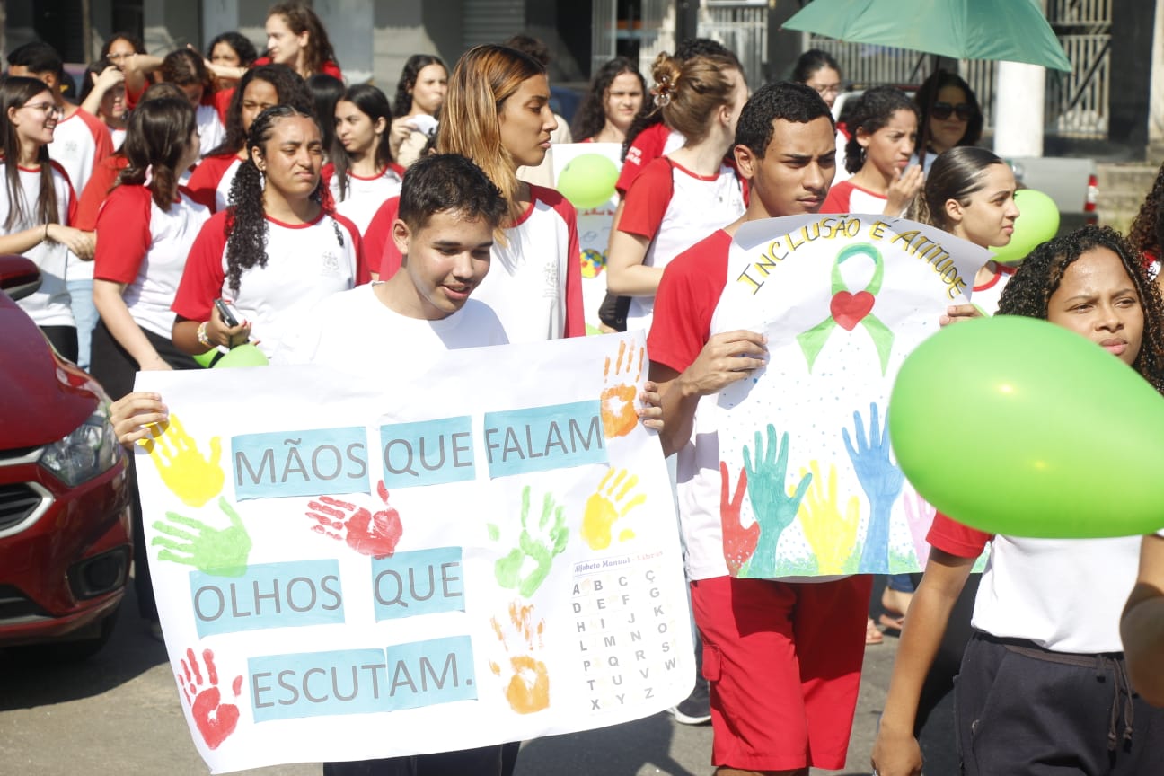 Estudantes de Cariacica participam de atividades em combate ao capacitismo